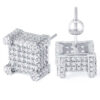 10mm S925 Moissanite Hip-Hop Stud Earrings for Men – Iced Out Style