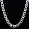 Premium 12mm Iced Out White Gold Cuban Link Chain – Luxury Bling Jewelry