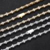 6.5mm S925 Moissanite Tennis Chain Necklace – Sparkling Luxury Jewelry