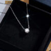 Stunning 2ct Moissanite Adjustable Solitaire Necklace for Elegant Style