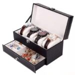 Luxury Two-Tier Jewelry Organizer Box for Elegant Storage Solutions