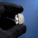 “S925 Moissanite Claw Scratch-Resistant Engagement Ring for Lasting Shine”