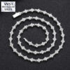 6.5mm S925 Moissanite Tennis Chain Necklace – Sparkling Luxury Jewelry