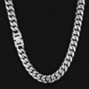 12mm Miami Cuban Link Chain with Premium Moissanite for Ultimate Shine