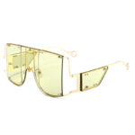 Stylish Techno Rimless Sunglasses for Ultimate UV Protection and Comfort