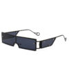 Chic Rectangular Rimless Sunglasses for Ultimate UV Protection and Style