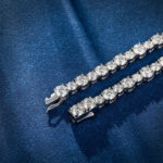 “Sparkling Moissanite Tennis Chain – 6mm x 5mm Mixed Brilliance”