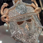 Elegant S925 Moissanite Conqueror Mask Pendant – Stunning Jewelry for Gift Giving