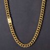 “10mm Cuban Chain with Cross Box Buckle – Stylish & Durable Jewelry”