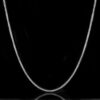 “Durable 3mm Stainless Steel Cuban Chain Necklace for Men & Women”