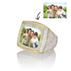 Personalized 3D Gold Photo Ring – Stunning Custom Jewelry Design