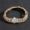 12mm Moissanite Cuban Link Bracelet – Stunning Luxury Jewelry Accessory