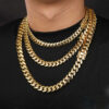 14K Gold Plated Large Cuban Link Chain – Available in 16/18/20mm s