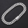 20mm Diamond Cuban Chain – Ice Out T-Square Design for Men