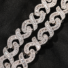 15mm Moissanite T-Square Diamond Bracelet | Infinity “∞” Design for Timeless Elegance