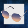 Trendy Round Rimless Sunglasses for Fashion-Forward Style