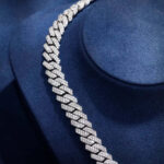 Luxury S925 Moissanite Diamond Cuban Chain Necklace – Elegant & Durable