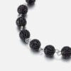 Stunning 8MM Black Moissanite Ball Bracelet – Elegant and Durable Jewelry