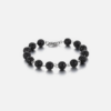 Stunning 8MM Black Moissanite Ball Bracelet – Elegant and Durable Jewelry