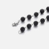 Stunning 8MM Black Moissanite Ball Bracelet – Elegant and Durable Jewelry