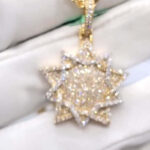 S925 Moissanite Double Star Pendant Necklace – Customizable Jewelry Gift