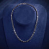 4mm S925 Black Moissanite Tennis Chain for Elegant Jewelry Style