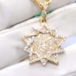 S925 Moissanite Double Star Pendant Necklace – Customizable Jewelry Gift