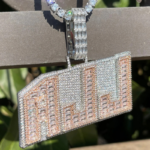 Stunning Custom Moissanite Initial Pendant – Personalize Your Big Letter Jewelry!