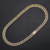 12mm Moissanite Bubble Micro Inlay Cuban Chain – Ultimate Luxury Jewelry