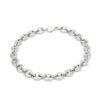 Stylish 7mm Stainless Steel Coffee Bean Bracelet for Coffee Lovers