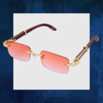 Chic Rimless Moissanite Sunglasses for Fashion-Forward Women