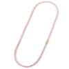 Elegant 4mm Moissanite Pink Tennis Chain in S925 Sterling Silver