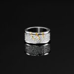 “S925 Moissanite Claw Scratch-Resistant Engagement Ring for Lasting Shine”