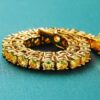 Stunning 5mm Yellow Moissanite Tennis Bracelet – Luxury Gold Design