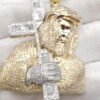 Premium Custom Jesus Cross Pendant with 5mm Tennis Chain – Ice Out Bling Jewelry