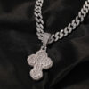 VVS Ice Out Moissanite Cloud Cross Pendant Necklace – Luxurious Style