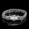 12mm Moissanite Iced Cuban Link Bracelet for Ultimate Sparkle