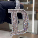 Moissanite ‘D’ Initial Pendant – Stunning Diamond Alternative Necklace