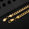 Men’s 6mm Miami Cuban Chain Set in Premium 18K Gold – Stylish Jewelry for Him