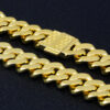 Men’s 12mm Moissanite Iced Out Cuban Link Bracelet – Stylish & Durable