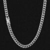 Men’s 8mm Miami Cuban Link Chain & Bracelet Set in White Gold – Luxury Jewelry