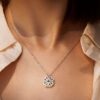 Charming Detachable Four-Leaf Clover Pendant Necklace – Unique & Fashionable Jewelry