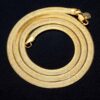 Gold 6mm Herringbone Chain Necklace | Elegant Jewelry for Every Occasion