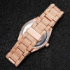 Luxury 43mm Rose Gold Iced Round Roman Numerals Men’s Watch