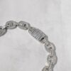 15mm Moissanite Baguette Mariner Chain in White Gold – Luxurious Jewelry for Every Occasion