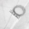 4mm Heart-Cut Eternity Ring | Timeless Love & Elegant Jewelry for Her