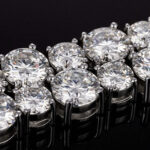 “Sparkling Moissanite Tennis Chain – 6mm x 5mm Mixed Brilliance”