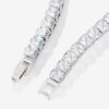 5mm Women’s White Gold Tennis Chain Set – Elegant Jewelry for Every Occasion