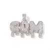 Personalized Moissanite Name Pendant | Custom Iced Drip Letters Jewelry