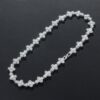 16mm Moissanite Star Cross Chain with Stunning Round Diamonds